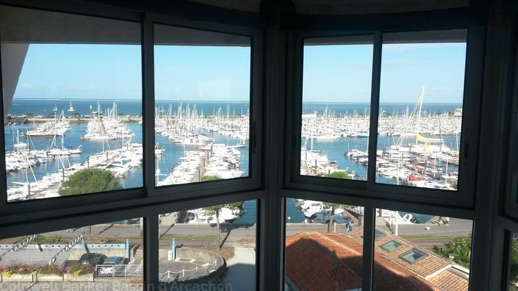 appartement à vendre à Arcachon avec vue mer et le port de plaisance