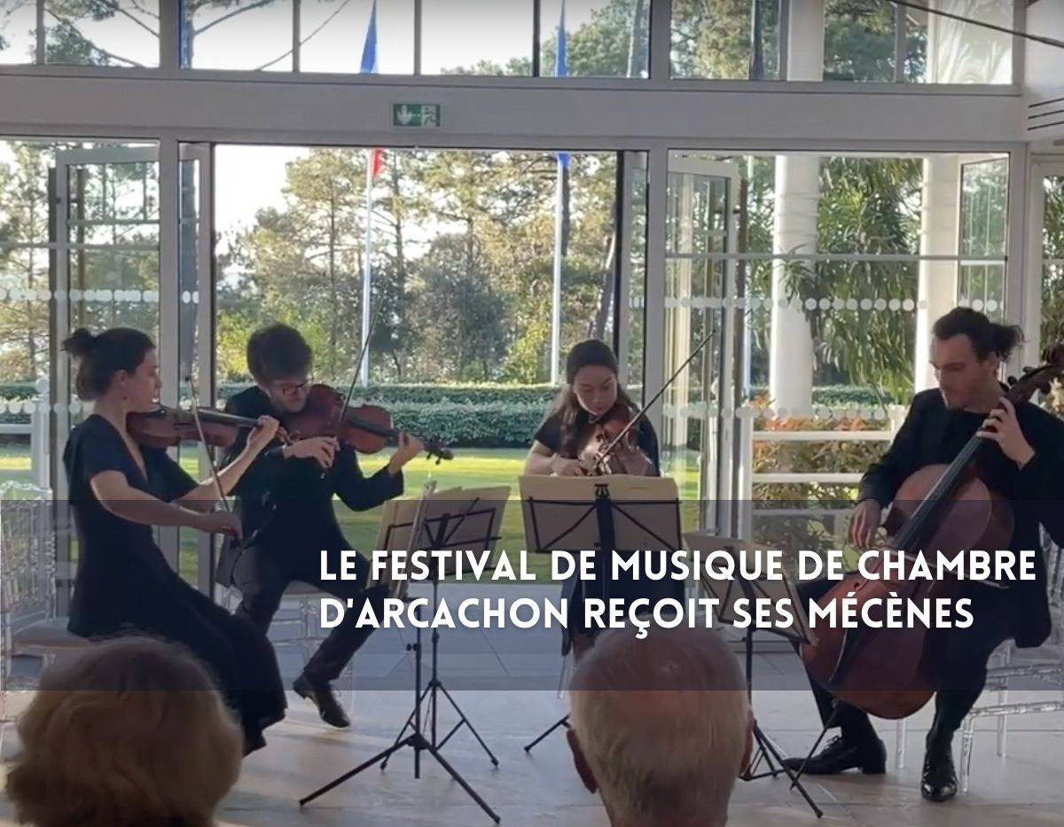 Le festival de musique de chambre d'Arcachon reçoit ses mécènes