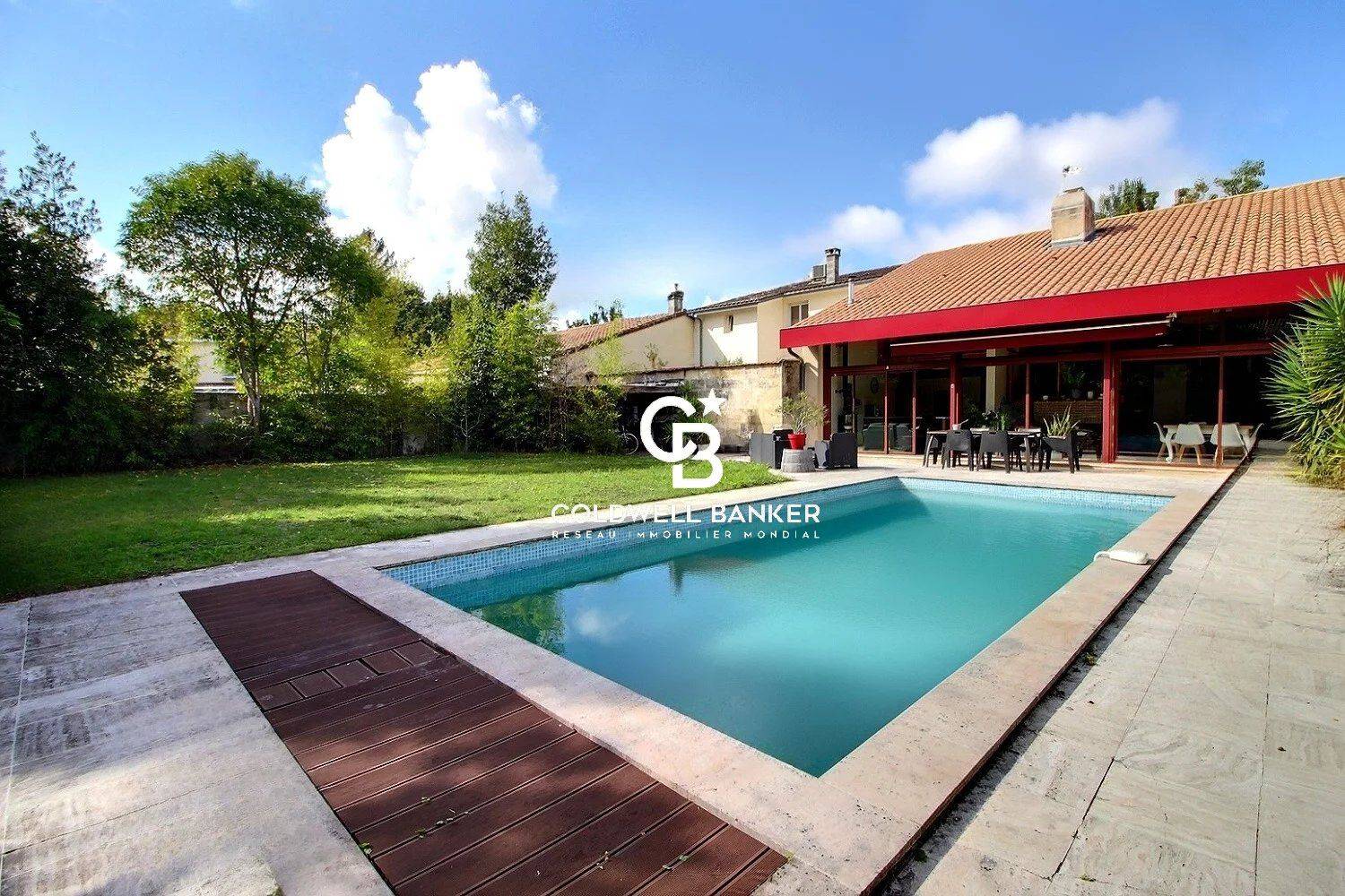 Maison d'architecte familiale avec jardin et piscine Bordeaux - Parc Bordelais