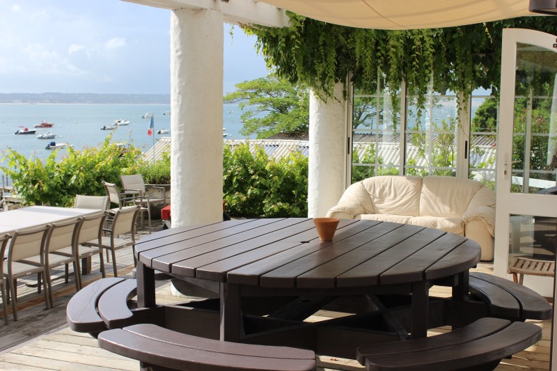 Location villa 4 chambres - 8 personnes - avec splendide vue sur le bassin et accès direct plage CAP-FERRET LA VIGNE