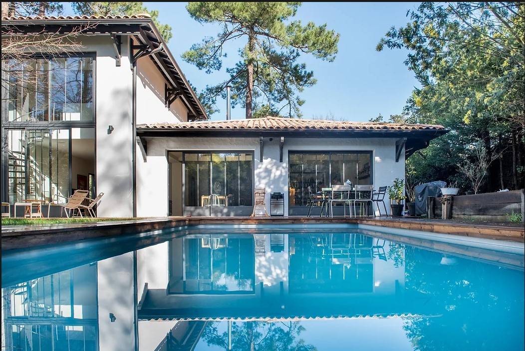 à louer villa moderne avec piscine chauffée arcachon