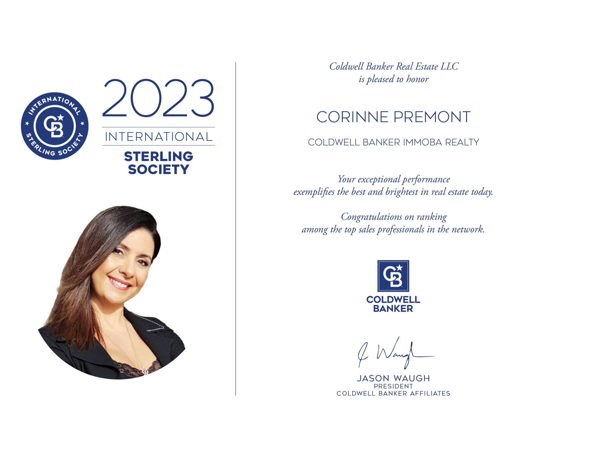 Awards Coldwell Banker 2023