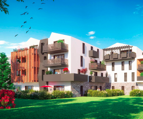 Programme immobilier neuf "Le Domaine de Vigneau" idéal résidence principale MERIGNAC