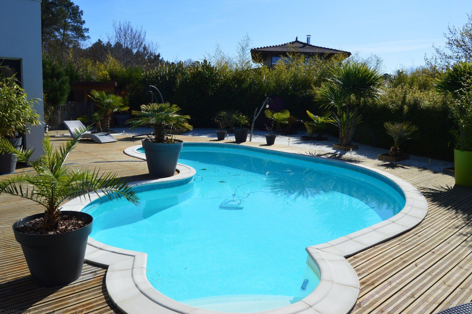 villa de prestige avec piscine à vendre Bassin arcachon