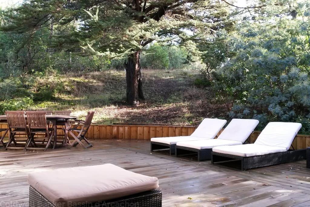 Villa avec grand terrain proche plage