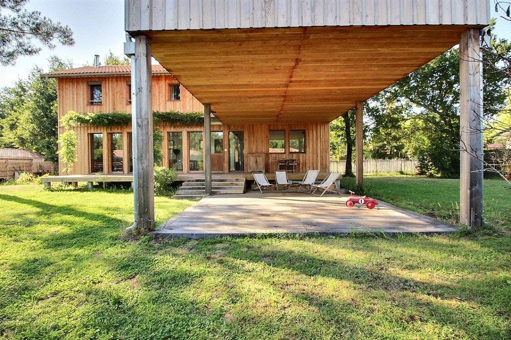 Villa d'architecte en bois a vendre LEGE CAP FERRET