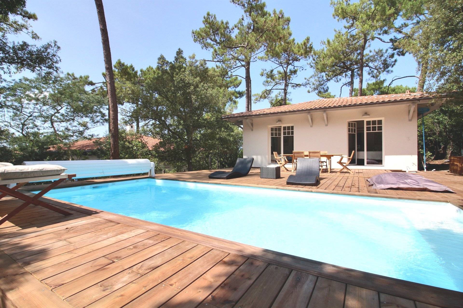 Superbe maison contemporaine 5 chambres avec piscine et vue Bassin - Pyla-sur-mer