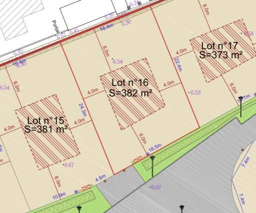 Terrain constructible à vendre LA TESTE DE BUCH CENTRE VILLE