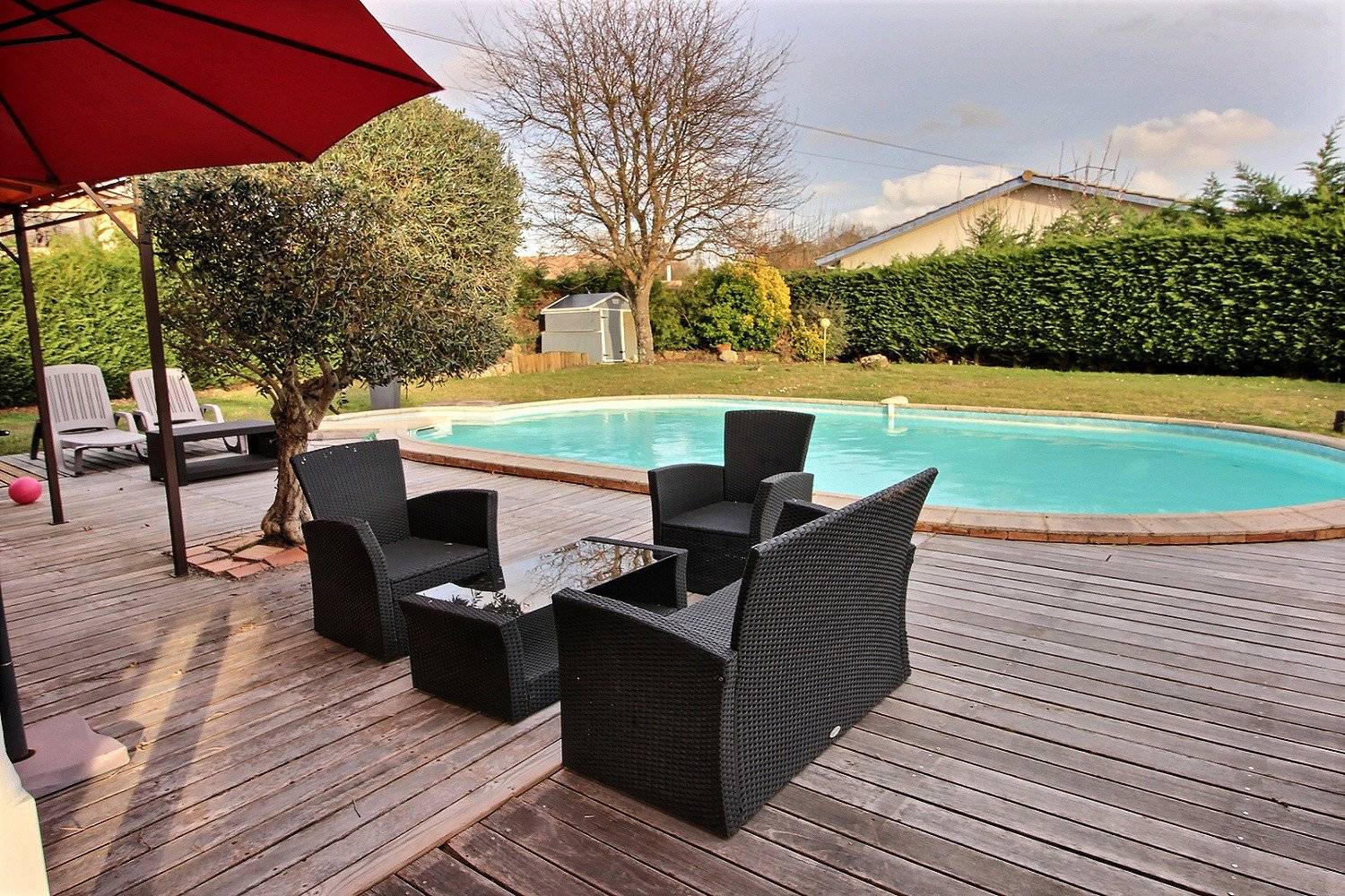 Recherche belle maison contemporaine de plain-pied avec piscine Lège -Cap Ferret