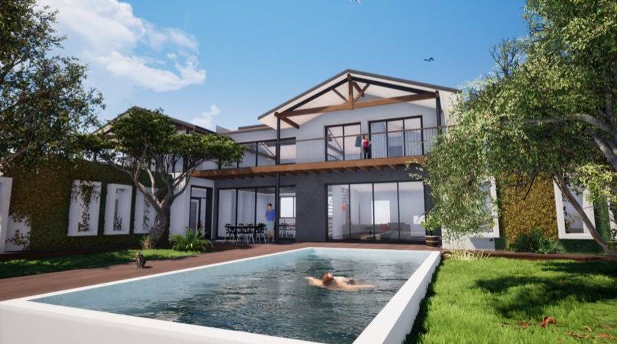 Splendide projet de villa neuve de grand standing avec piscine à vendre au Moulleau