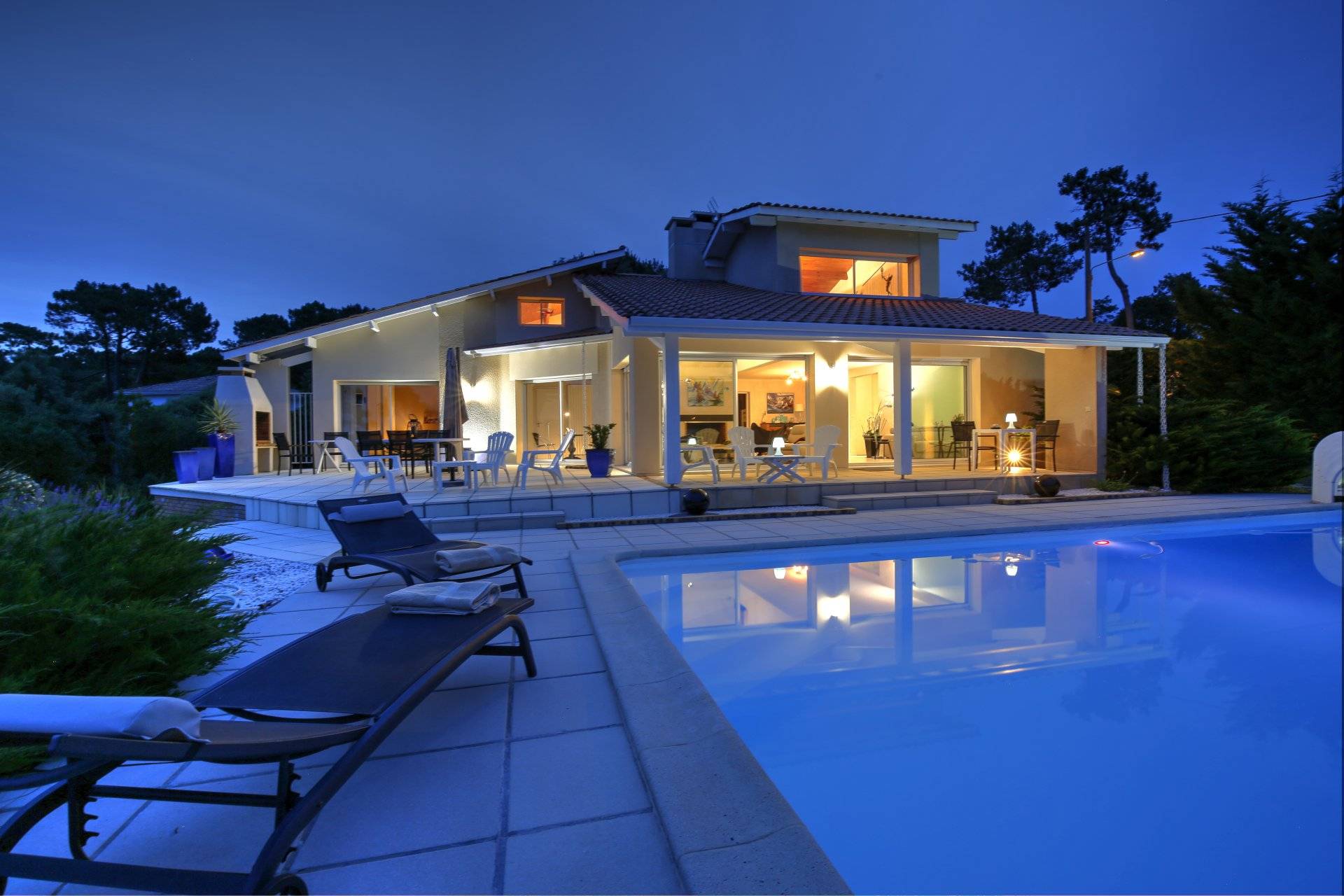 Villa d'architecte avec piscine vue mer à vendre à Pyla-Sur-Mer
