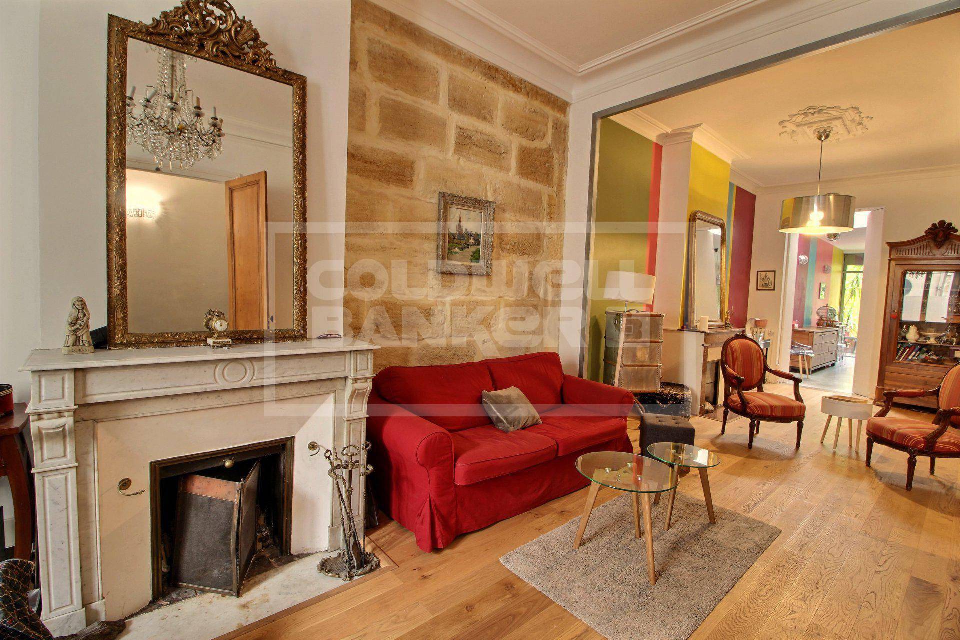 Maison en pierres avec jardin à vendre BORDEAUX QUARTIER SAINT GENES