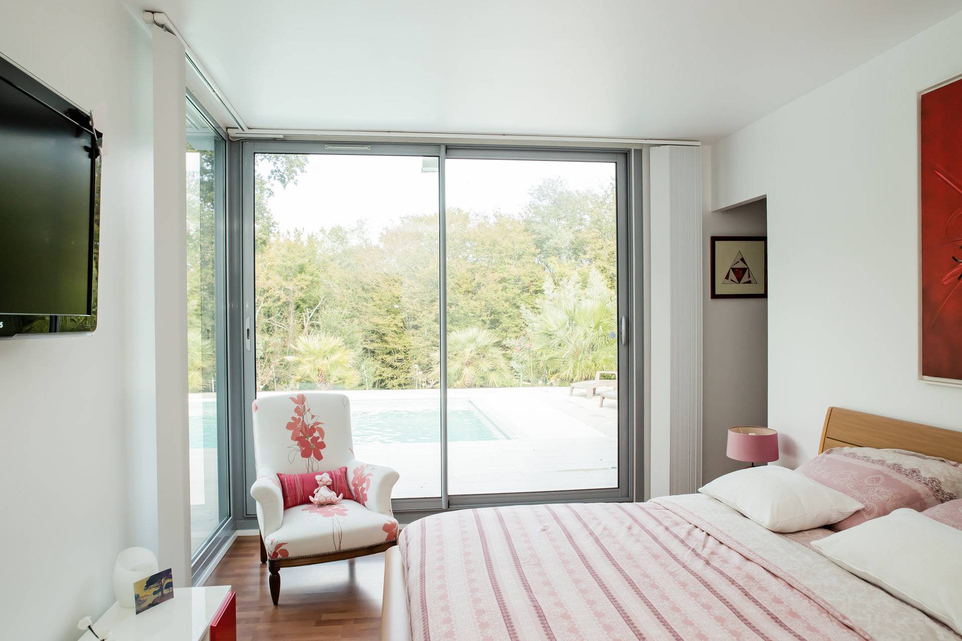 Maison d'architecte avec piscine à vendre dans les HAUTEURS DE BOULIAC