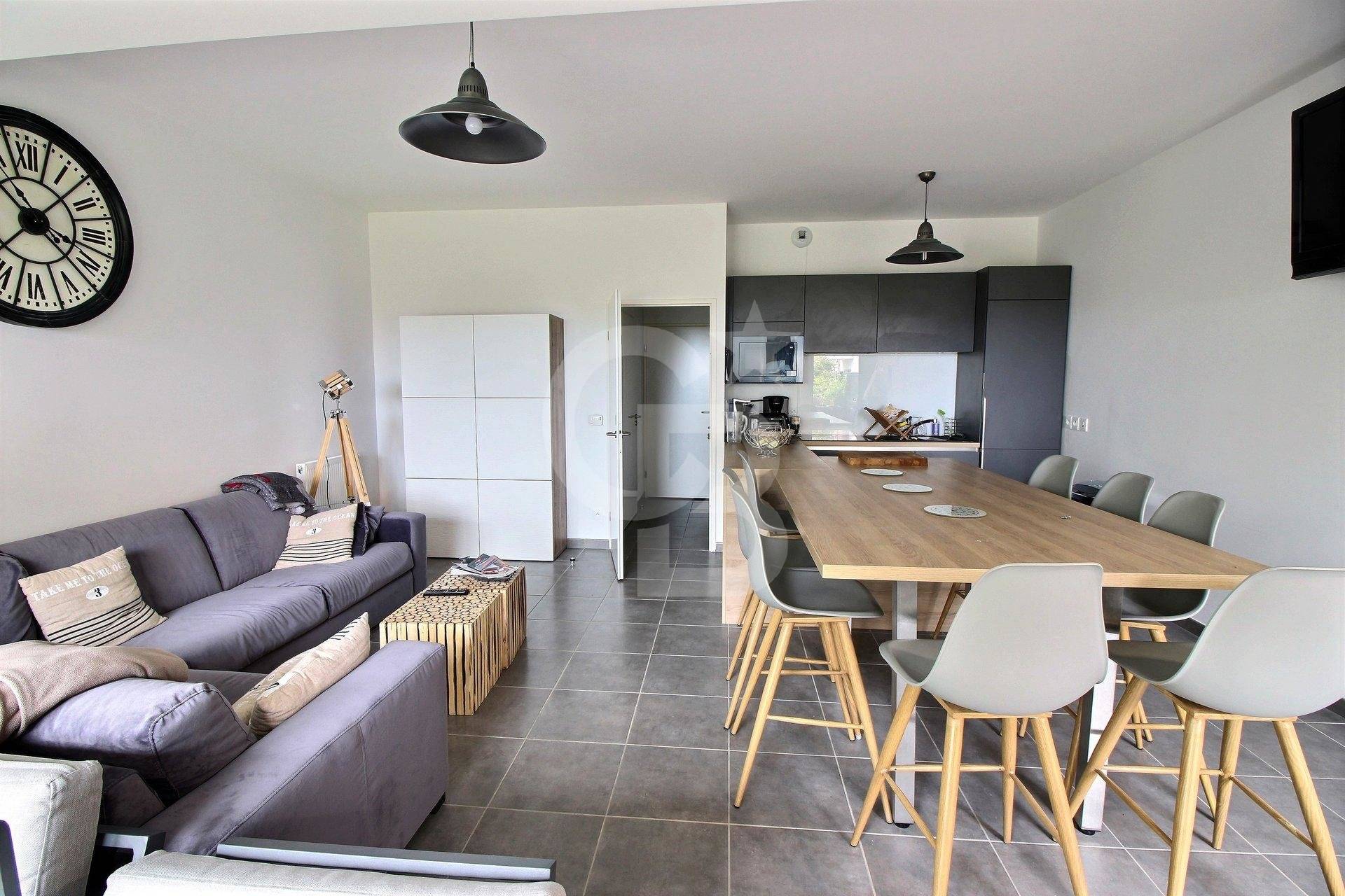 Appartement T3 avec double terrasse à vendre ARCACHON QUARTIER AIGUILLON