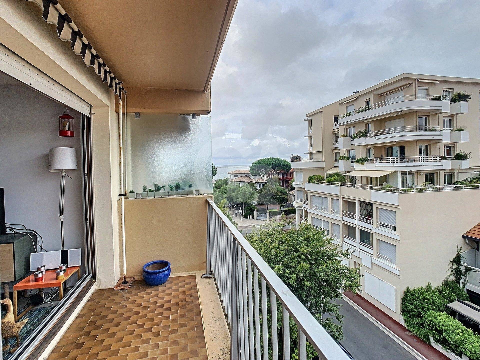 Studio avec balcon vue mer - Arcachon la Chapelle