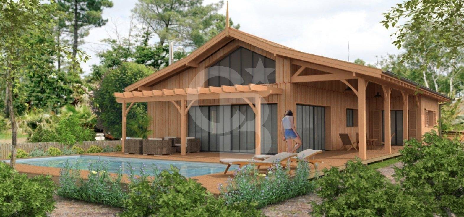 Charmante cabane en bois à vendre proche océan CAP FERRET