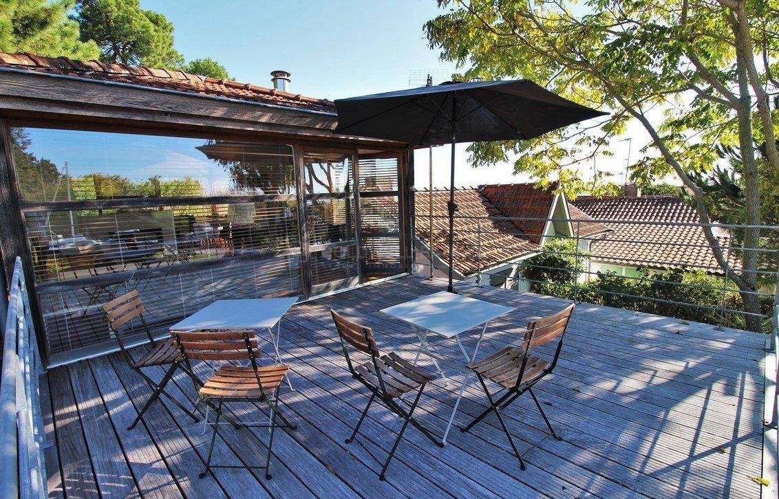 Maison d'architecte avec terrasse panoramique et vue bassin à vendre LÈGE-CAP-FERRET