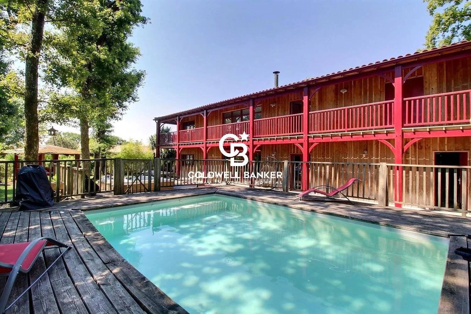 Maison familiale bois avec vue forêt proche Bassin - Lanton