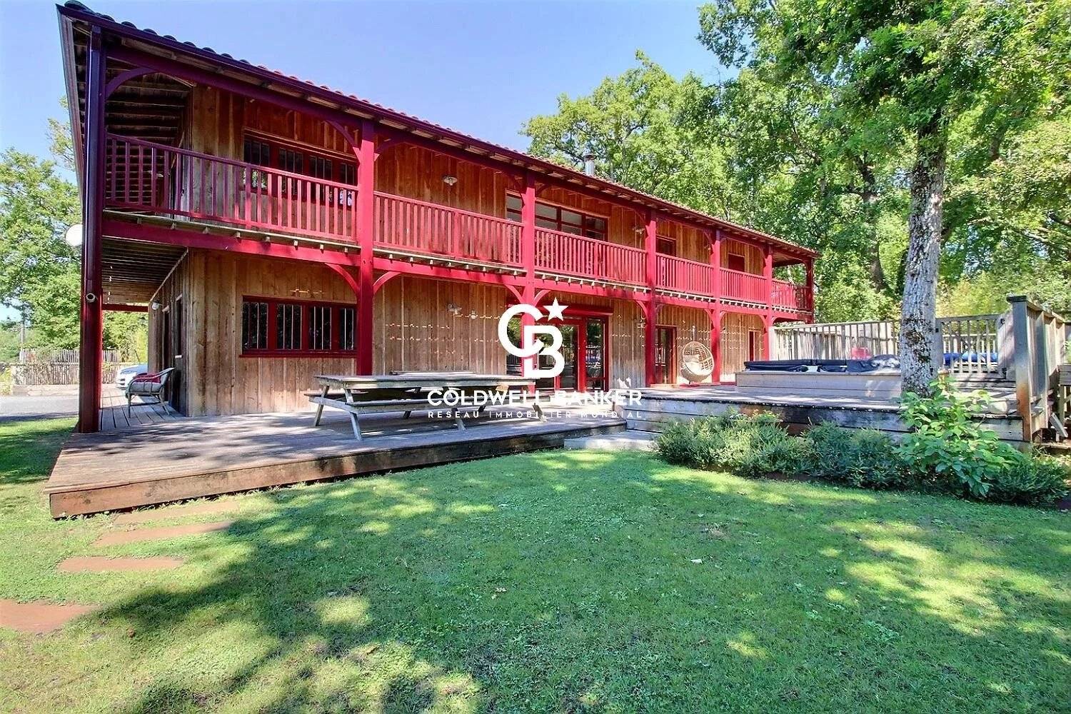 Maison familiale bois avec vue forêt proche Bassin - Lanton