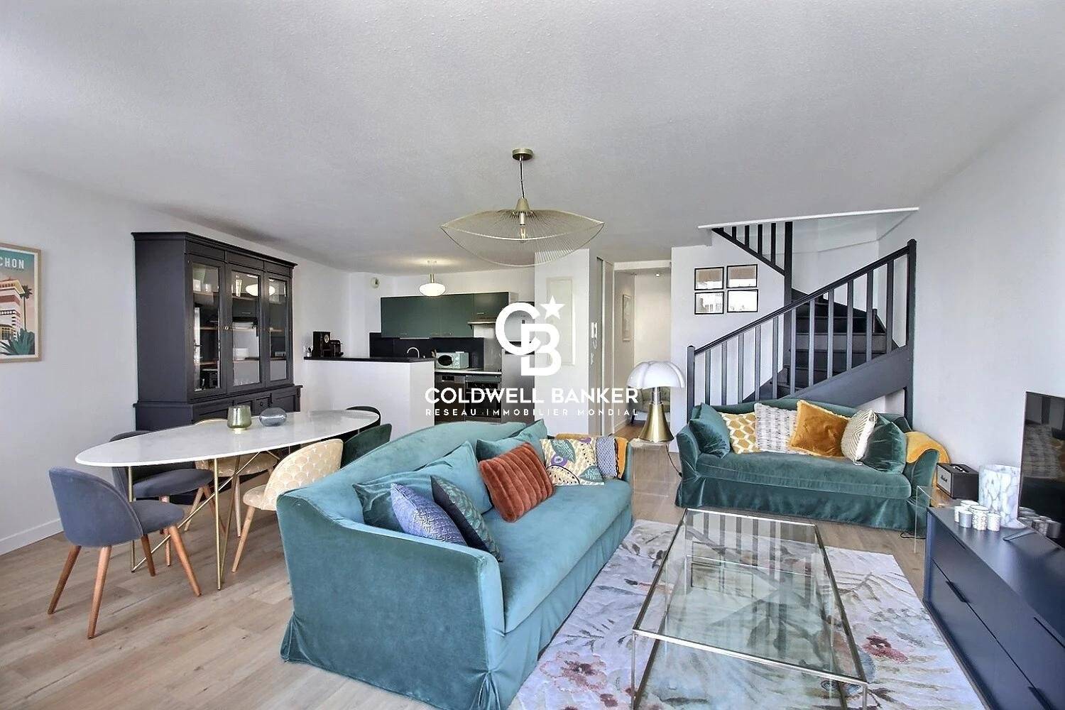 Appartement à vendre Arcachon Aiguillon - T4 en duplex avec balcon, garage et rénovation récente