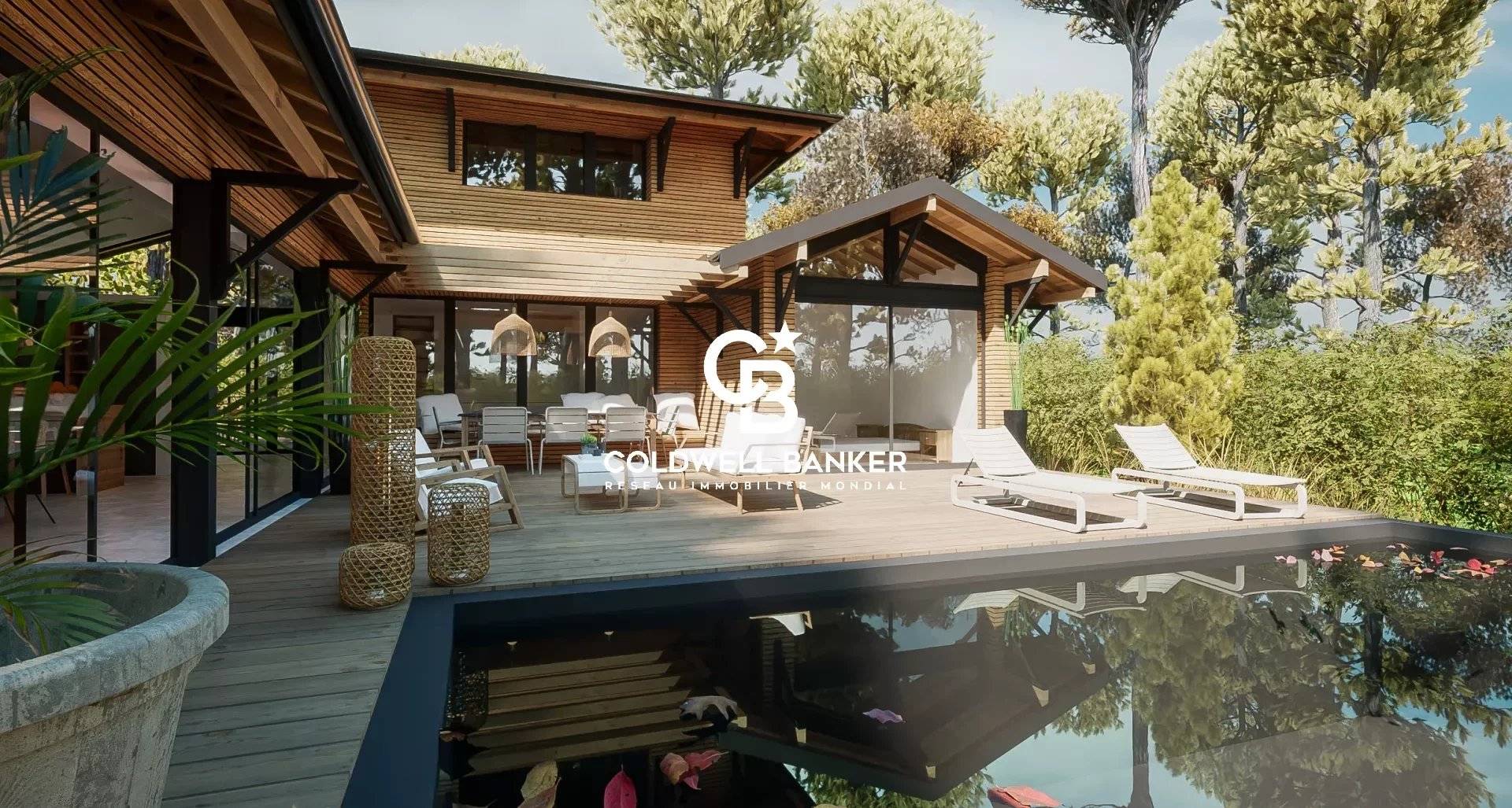 Villa d'architecte avec piscine à vendre à Arcachon