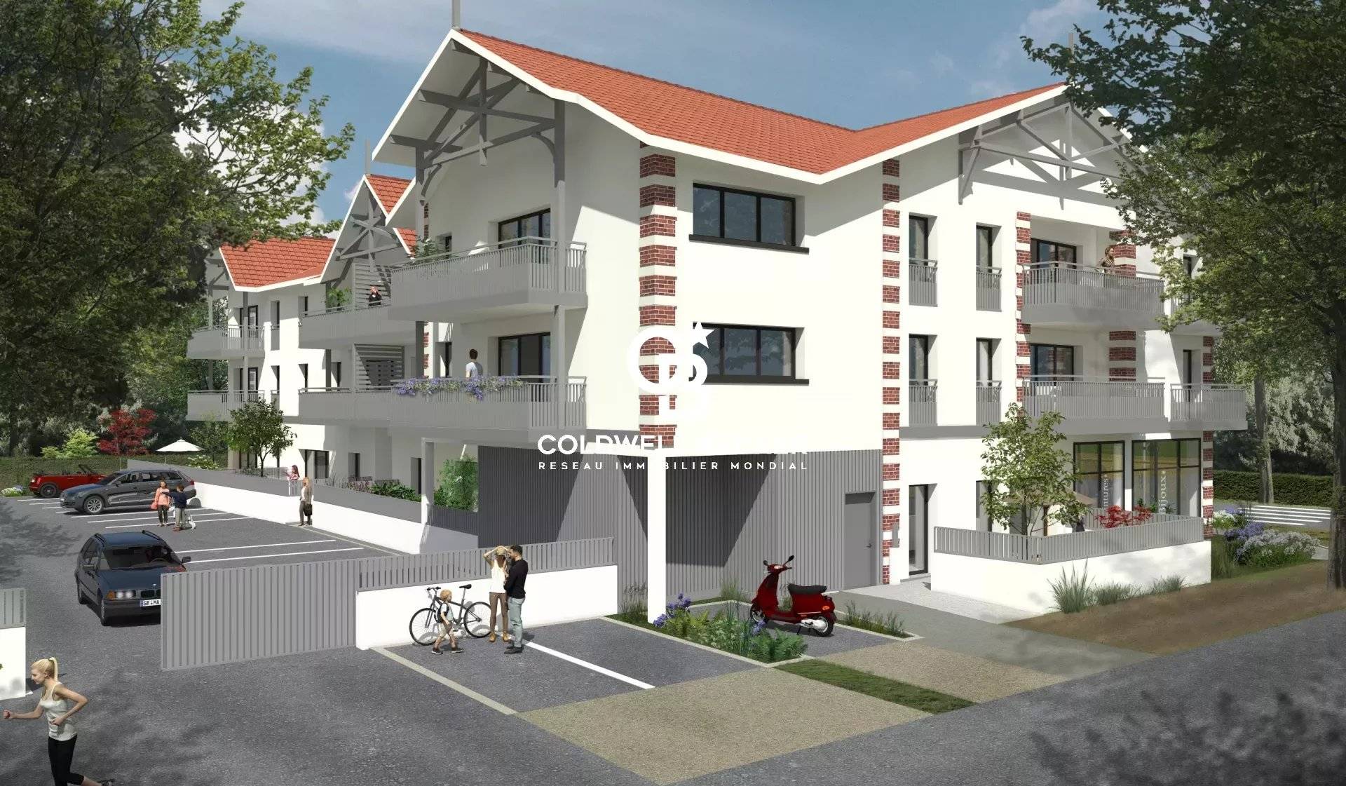 Appartement 3 chambres avec balcon, Andernos Le Mauret