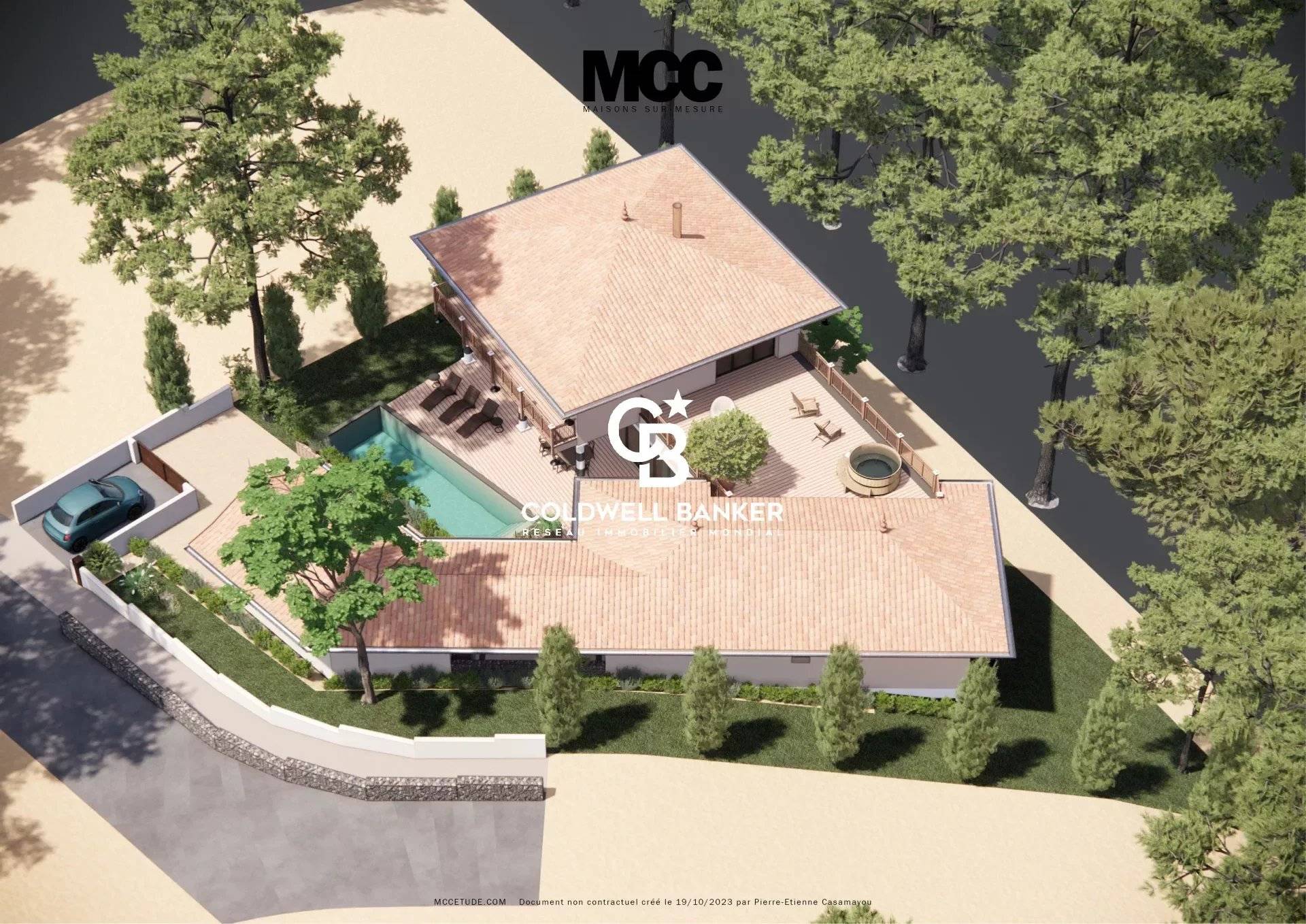 Terrain constructible de 800 m² à vendre quartier des Abatilles Arcachon