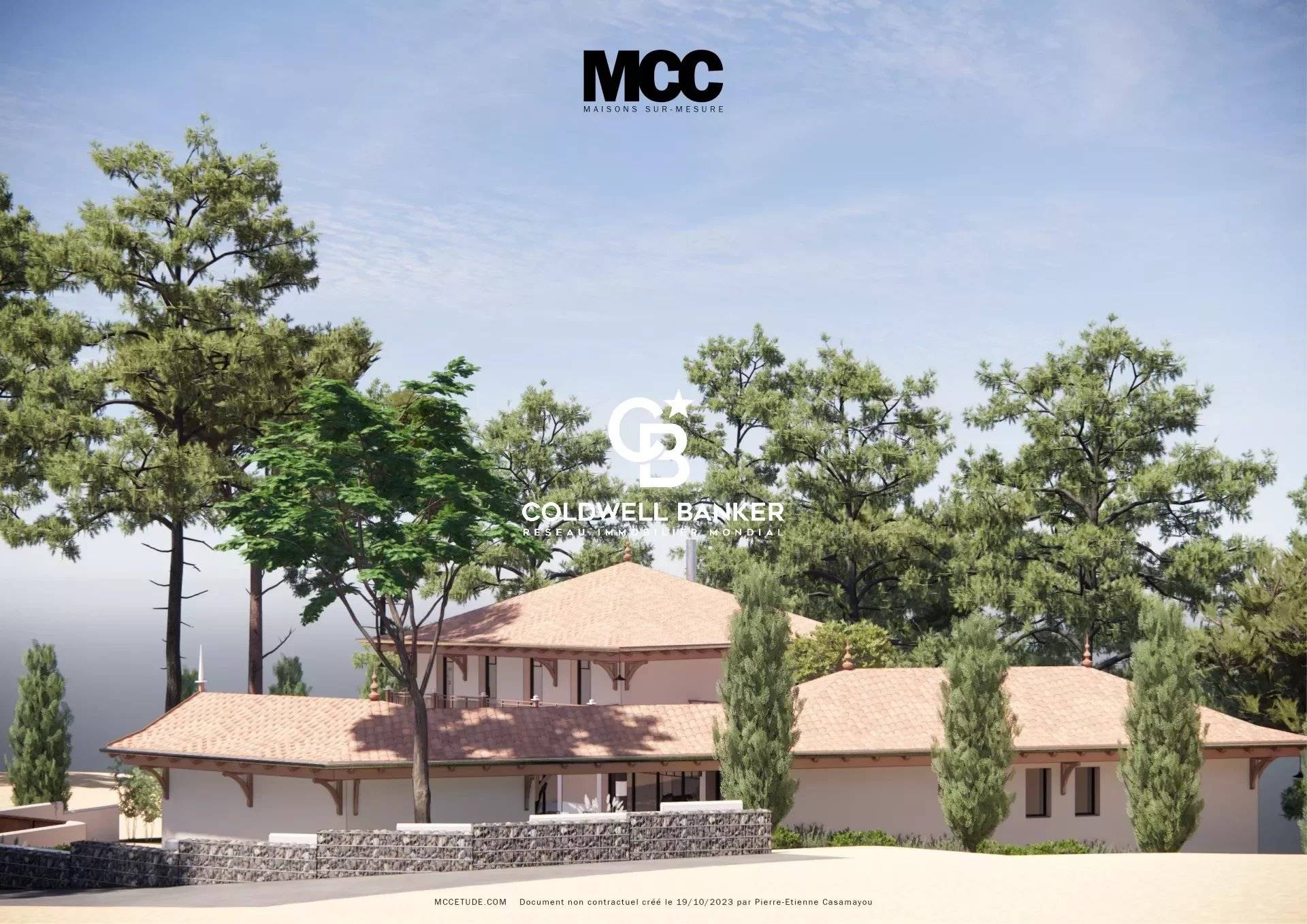 Projet de maison avec permis de construire à vendre Arcachon Abatilles