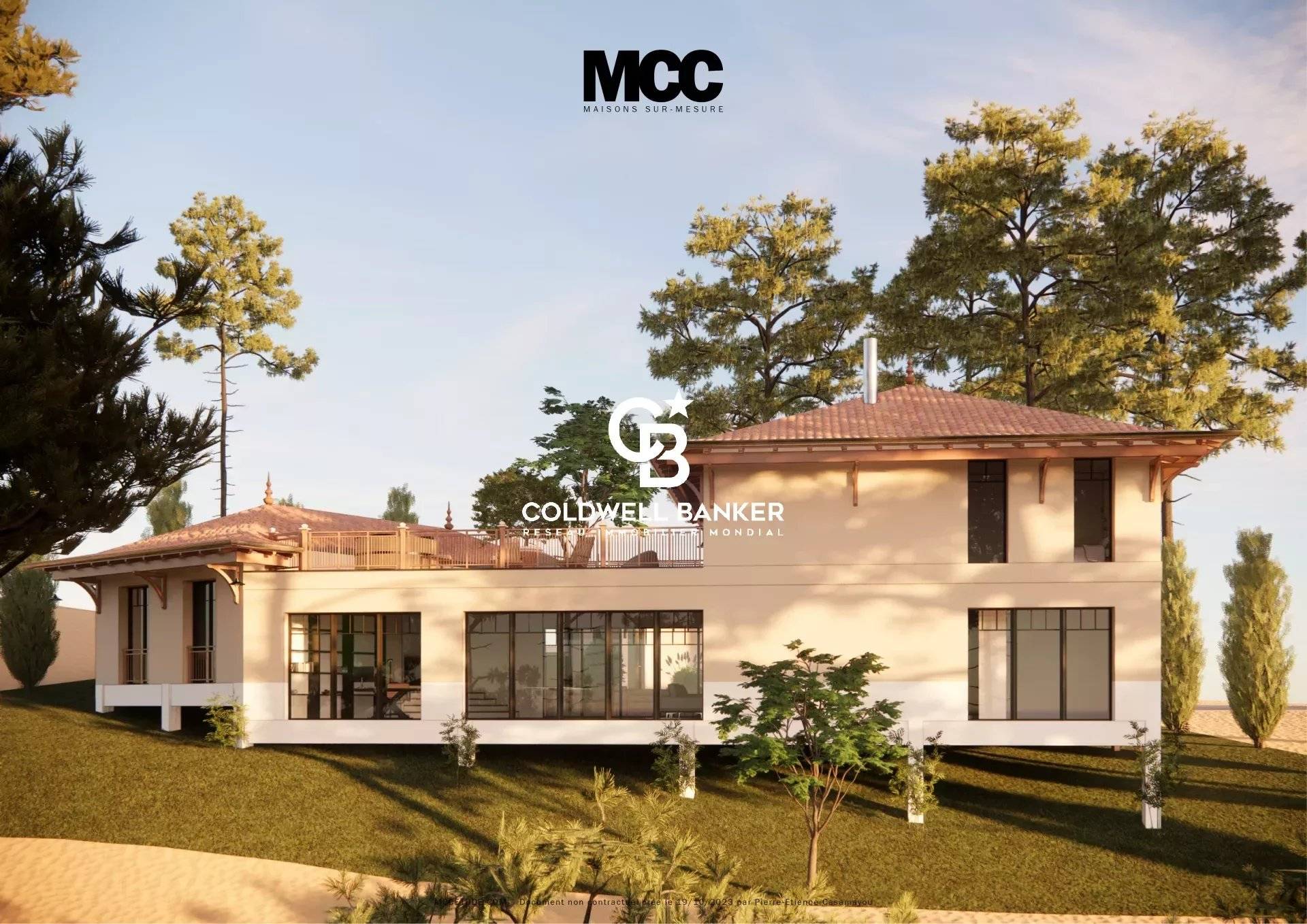 Projet de maison avec permis de construire à vendre Arcachon Abatilles