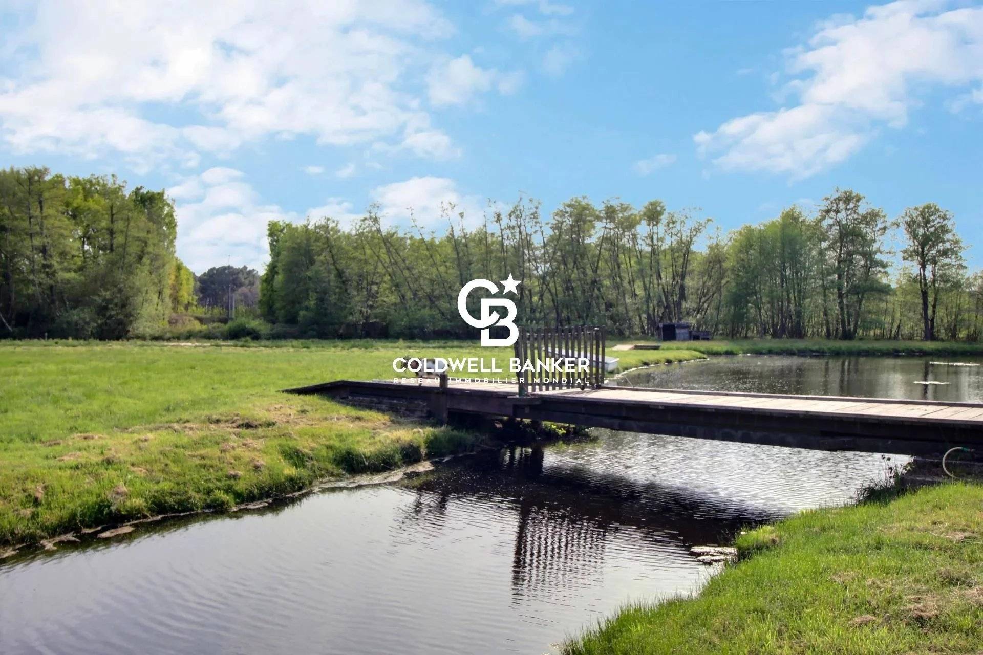 Propriété d'exception avec étang privatif à 30 minutes d'Arcachon