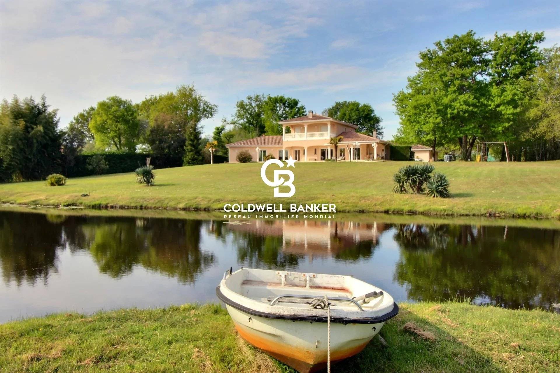 Propriété d'exception avec étang privatif à 30 minutes d'Arcachon