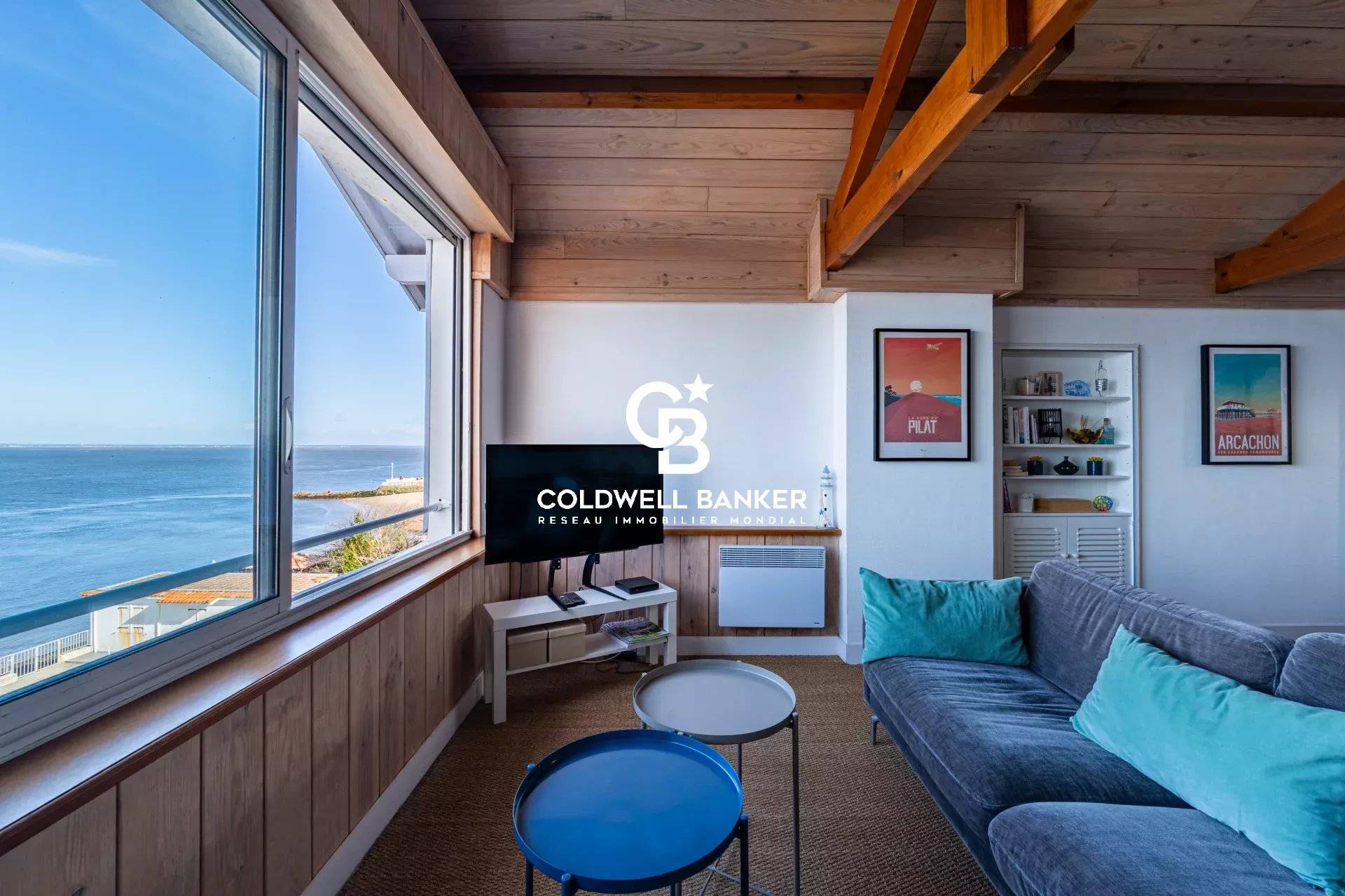 Appartement à vendre Arcachon - première ligne sur le Bassin, villa historique, vue exceptionnelle