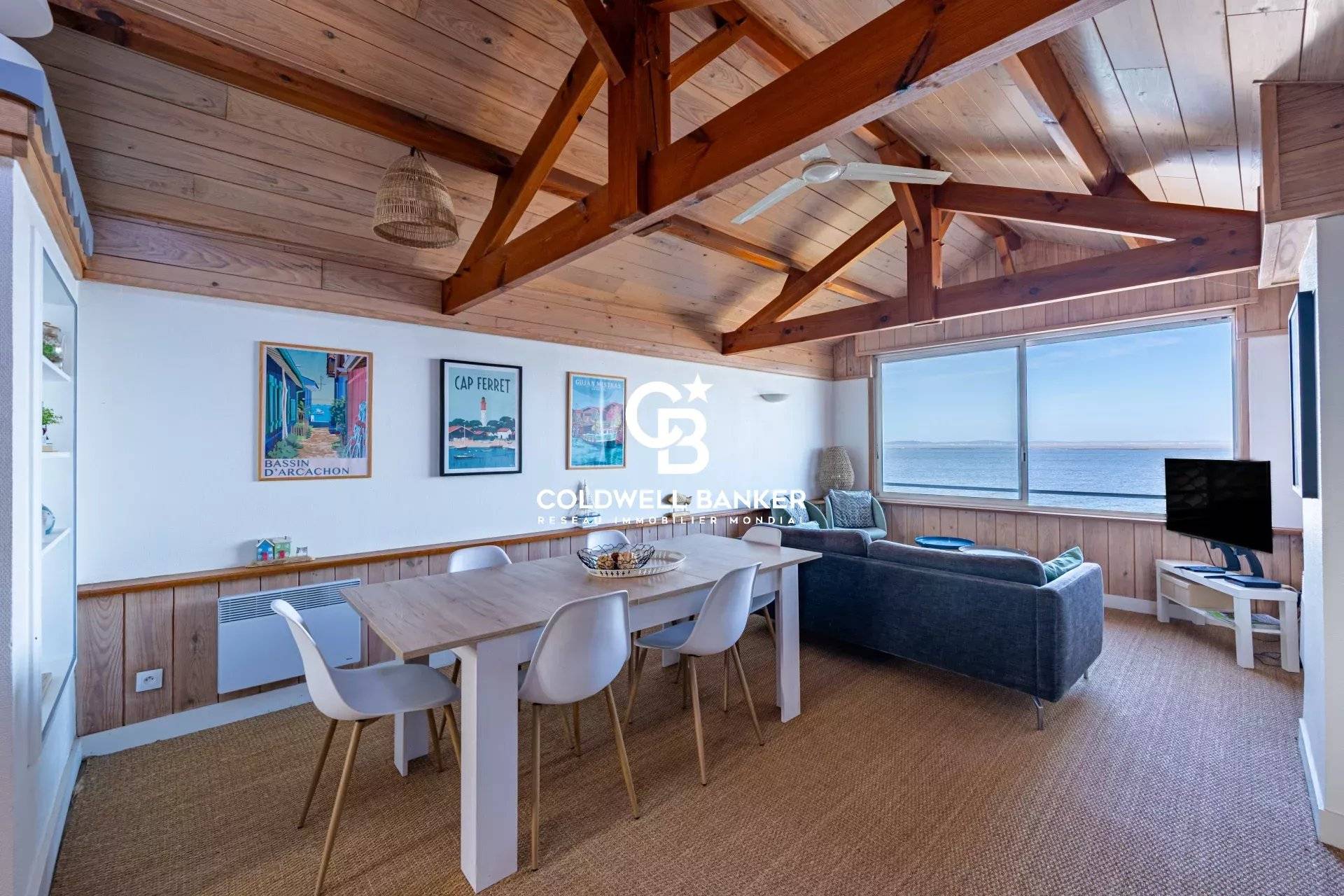 Appartement à vendre Arcachon - première ligne sur le Bassin, villa historique, vue exceptionnelle