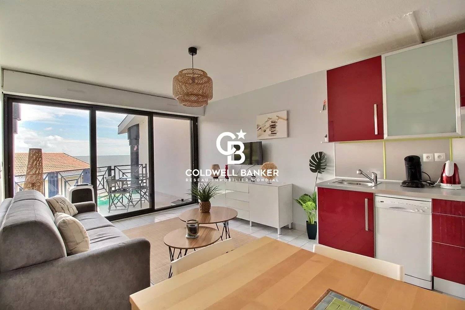 Appartement T2 avec vue bassin, terrasse et parking Andernos-les-Bains