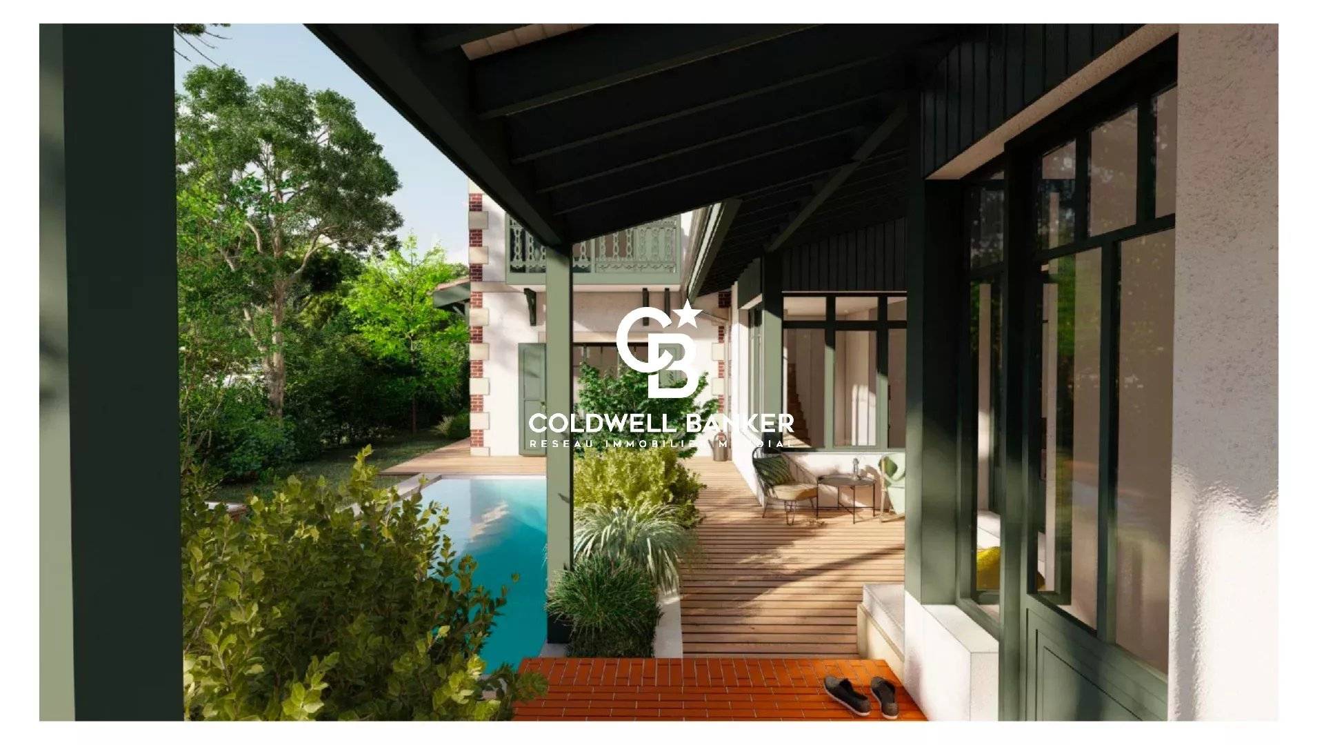 Maison à vendre à Arcachon – projet d’architecte avec permis accepté, proche plage Pereire