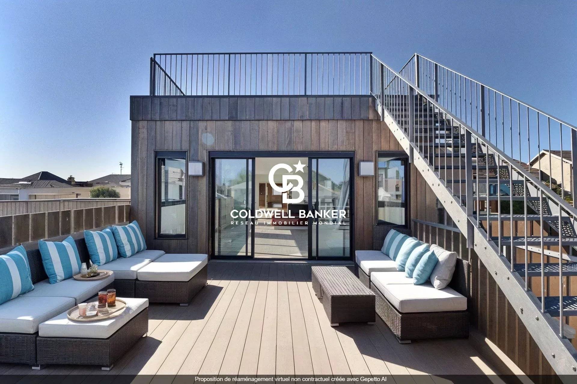 Appartement à vendre Andernos hyper centre - avec rooftop vue Bassin