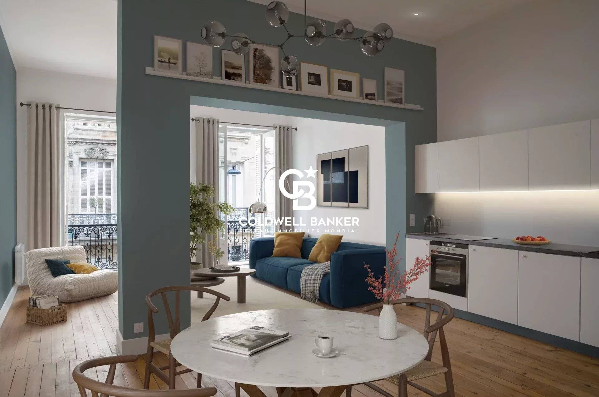 Appartement à vendre Bordeaux Palais Gallien - T5 rénové avec charme et luminosité