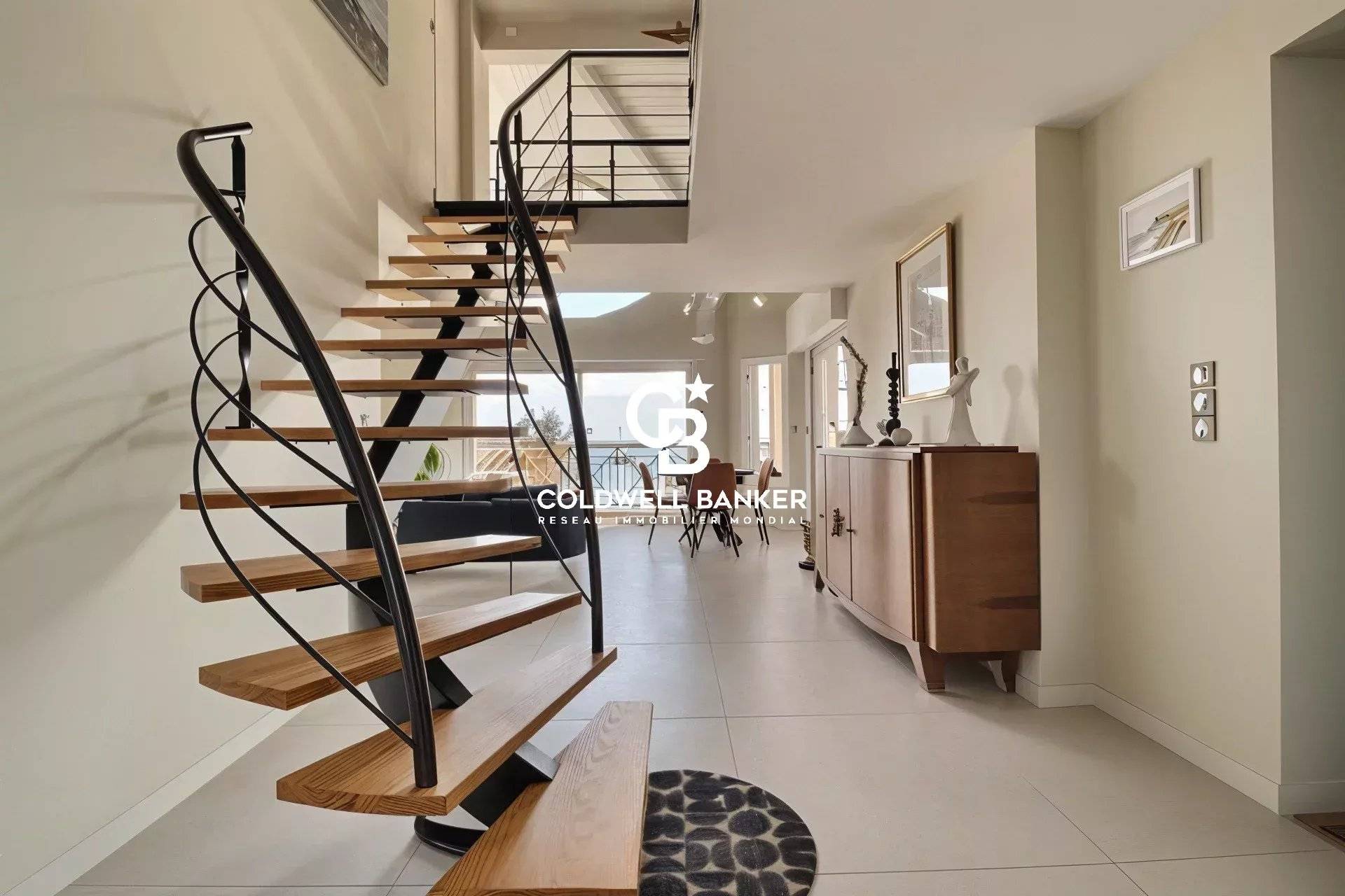 Appartement à vendre Andernos - duplex lumineux, 1ère ligne, 3 chambres, terrasse sud, garage fermé