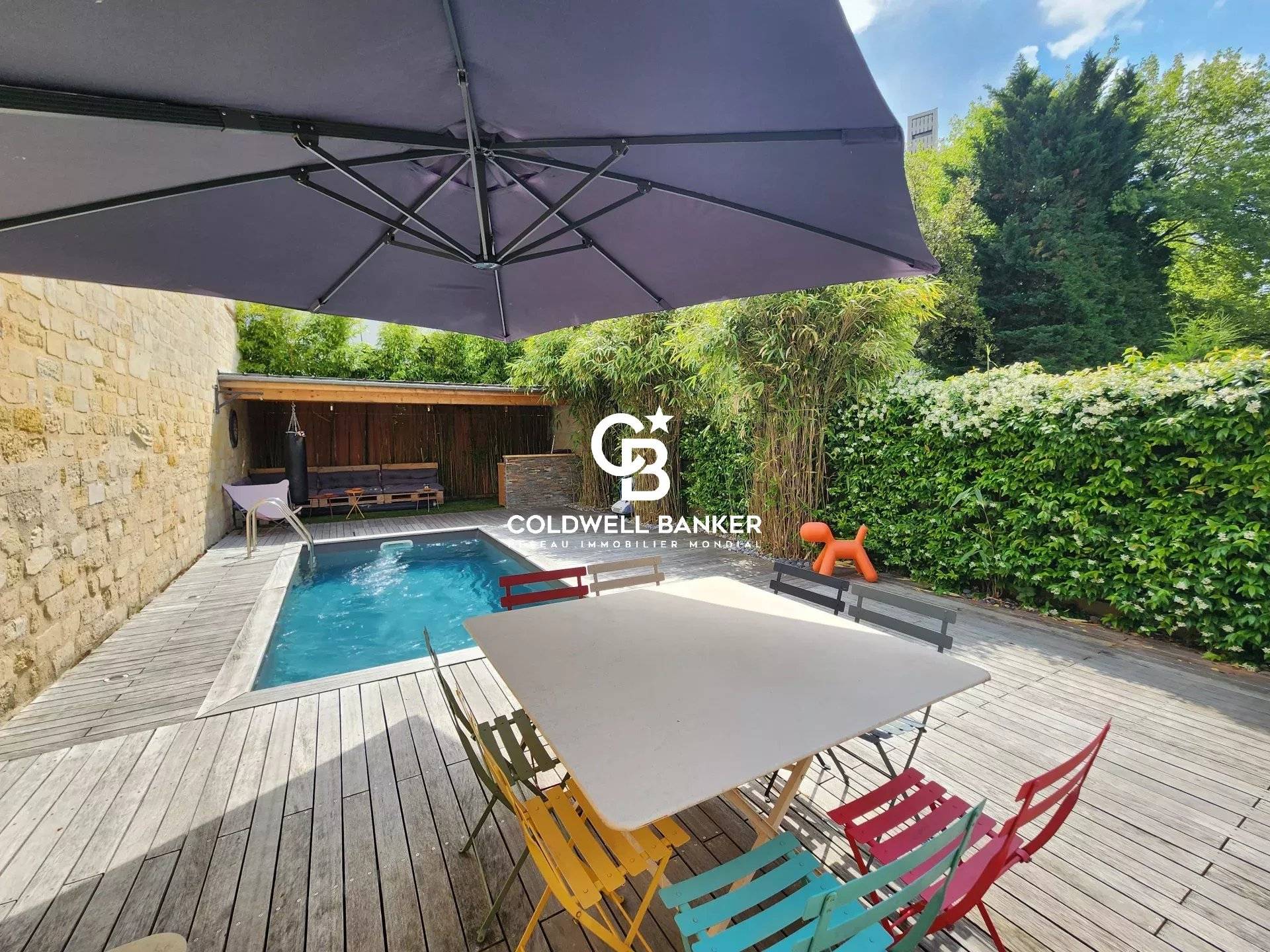 Échoppe à vendre au Bouscat Centre - avec piscine et jardin