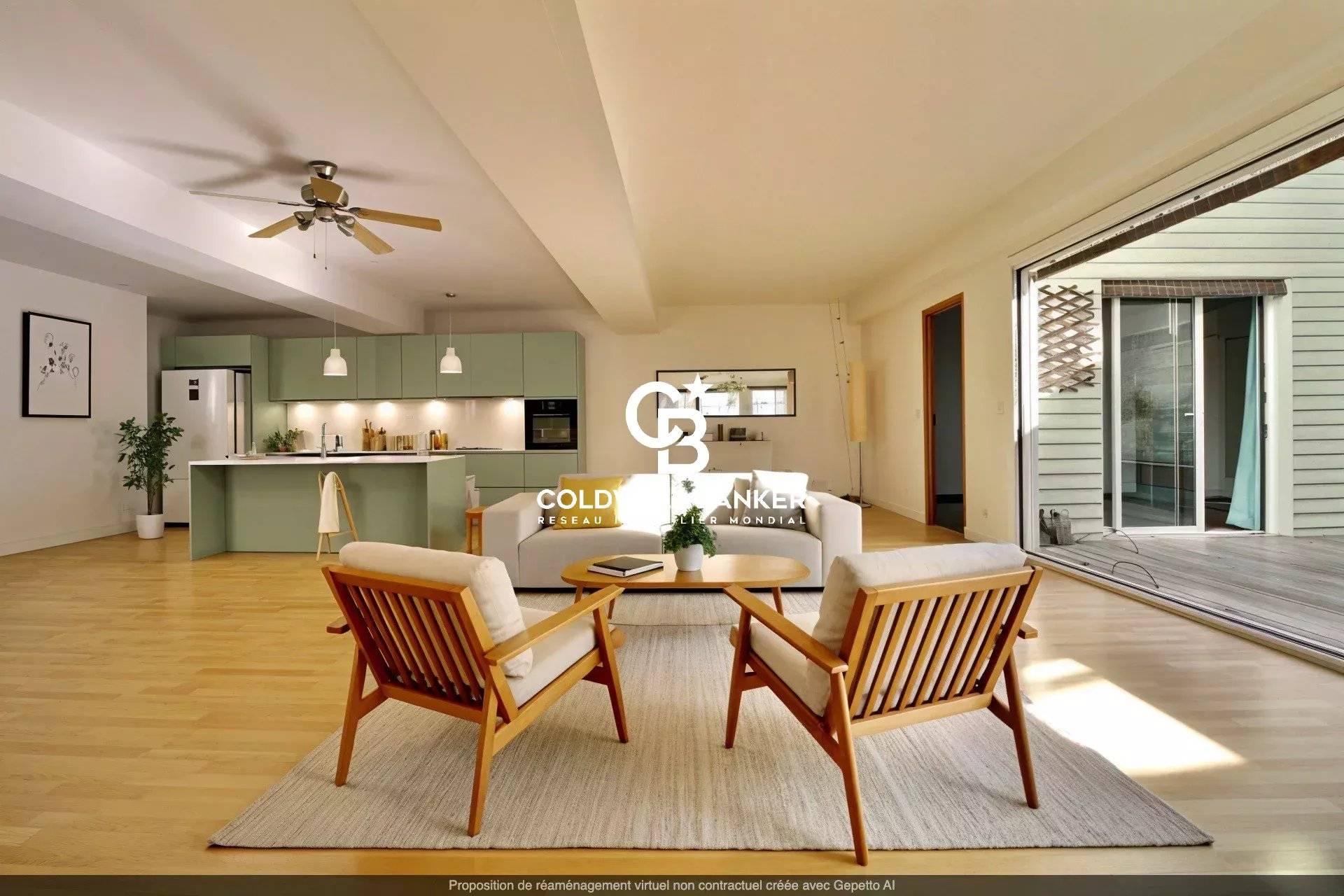 Appartement à vendre à Bordeaux Chartrons – 3 chambres avec terrasse, garage et cave