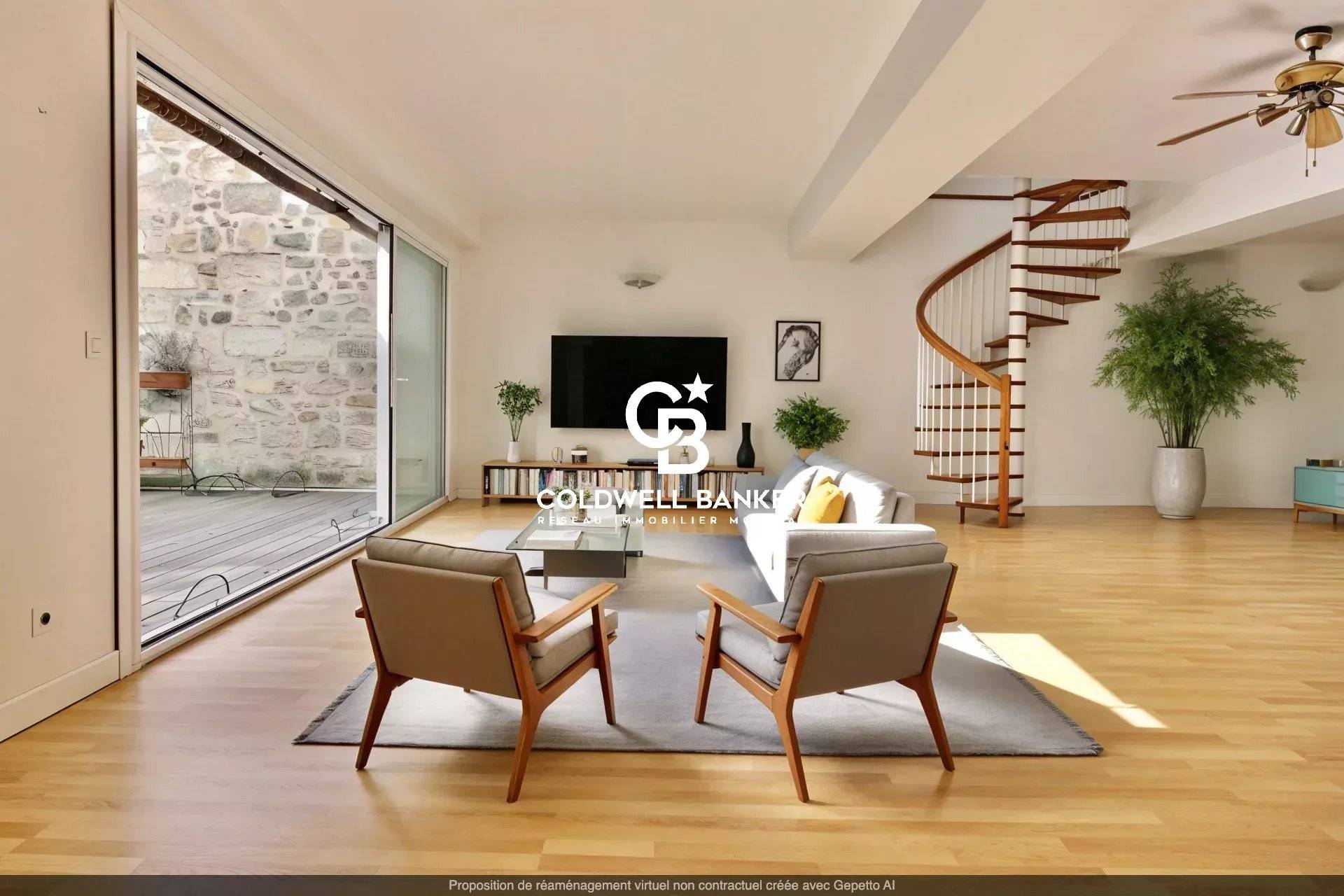 Appartement à vendre à Bordeaux Chartrons – 3 chambres avec terrasse, garage et cave