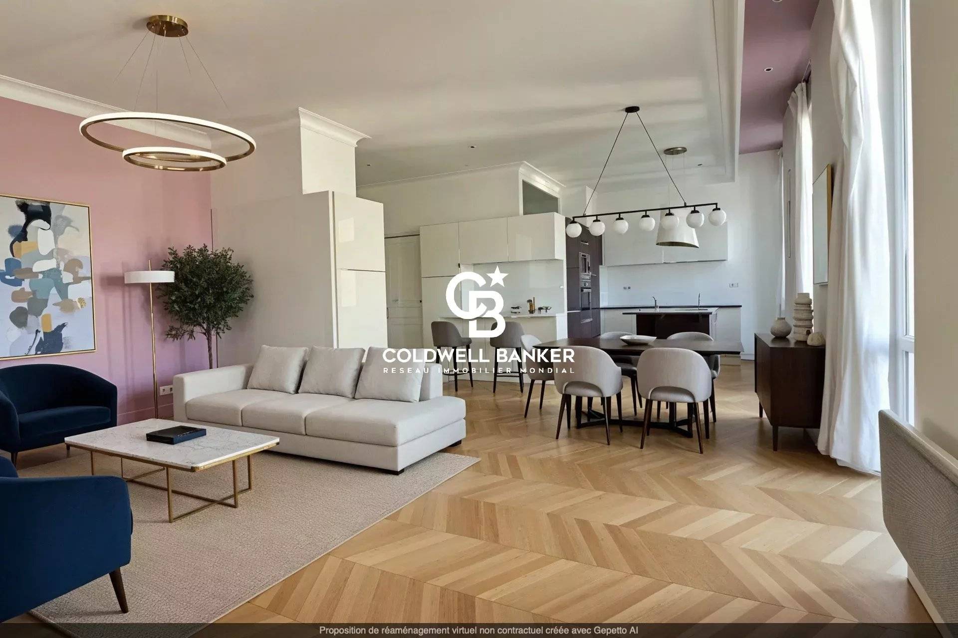 Appartement à vendre à Bordeaux Saint-Genès – 3 pièces lumineux avec balcon, parking et cave à vin