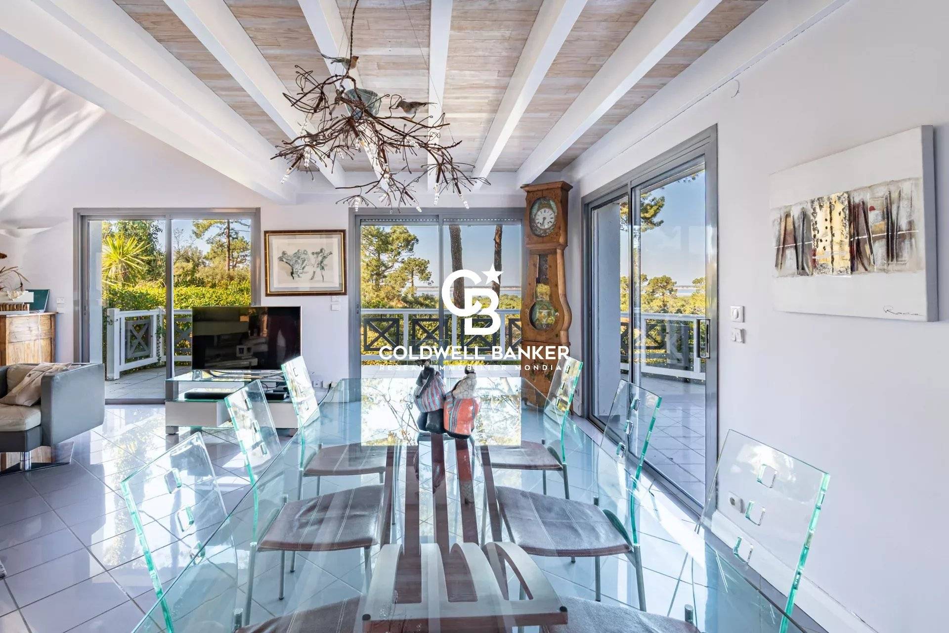 Maison à vendre Arcachon Le Moulleau - villa d’architecte vue bassin 4 chambres piscine