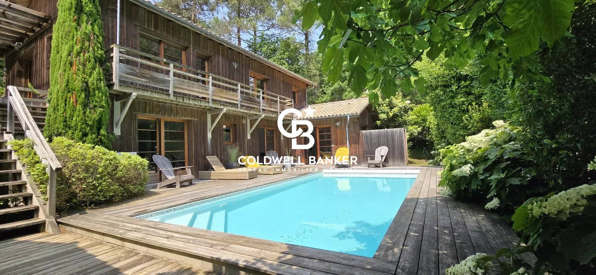 Propriété à vendre Biscarrosse - propriété familiale avec dépendance piscine terrain 1320 m² golf et lac