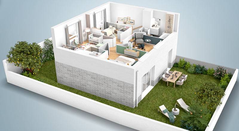 Programme immobilier neuf - Les Marcellines - Bègles