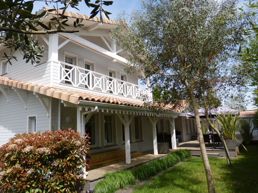 maison bois Gujan mestras à La Hume