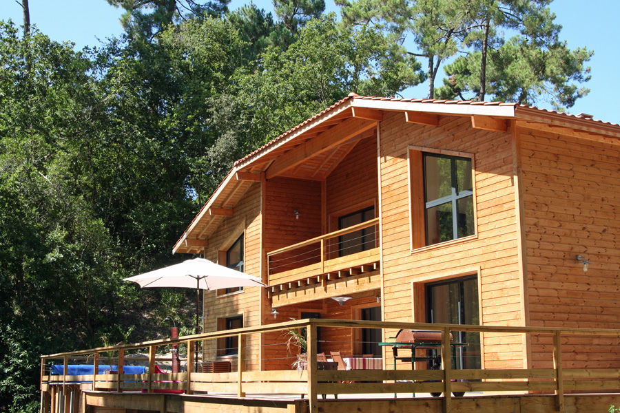 villa en bois aux Abatilles Pyla sur mer