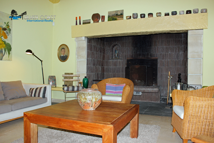 villa arcachon avec ancienne cheminée