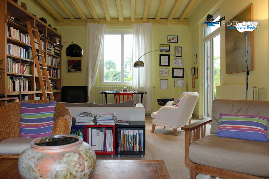 villa arcachon séjour lumineux