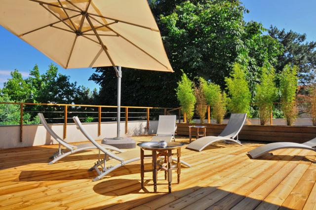 terrasse maison solarium Cap ferret